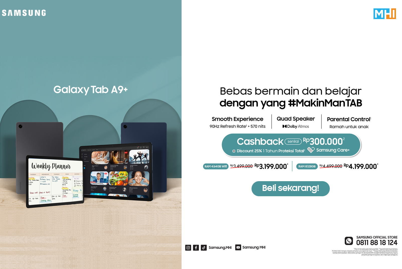Banner Promo Tab A9+ Mobile